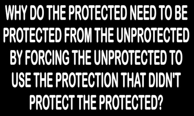 Why do the protected need to be protected ironic decal